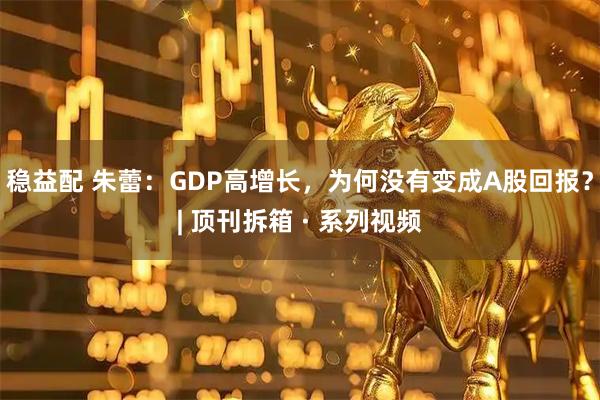稳益配 朱蕾：GDP高增长，为何没有变成A股回报？| 顶刊拆箱 · 系列视频